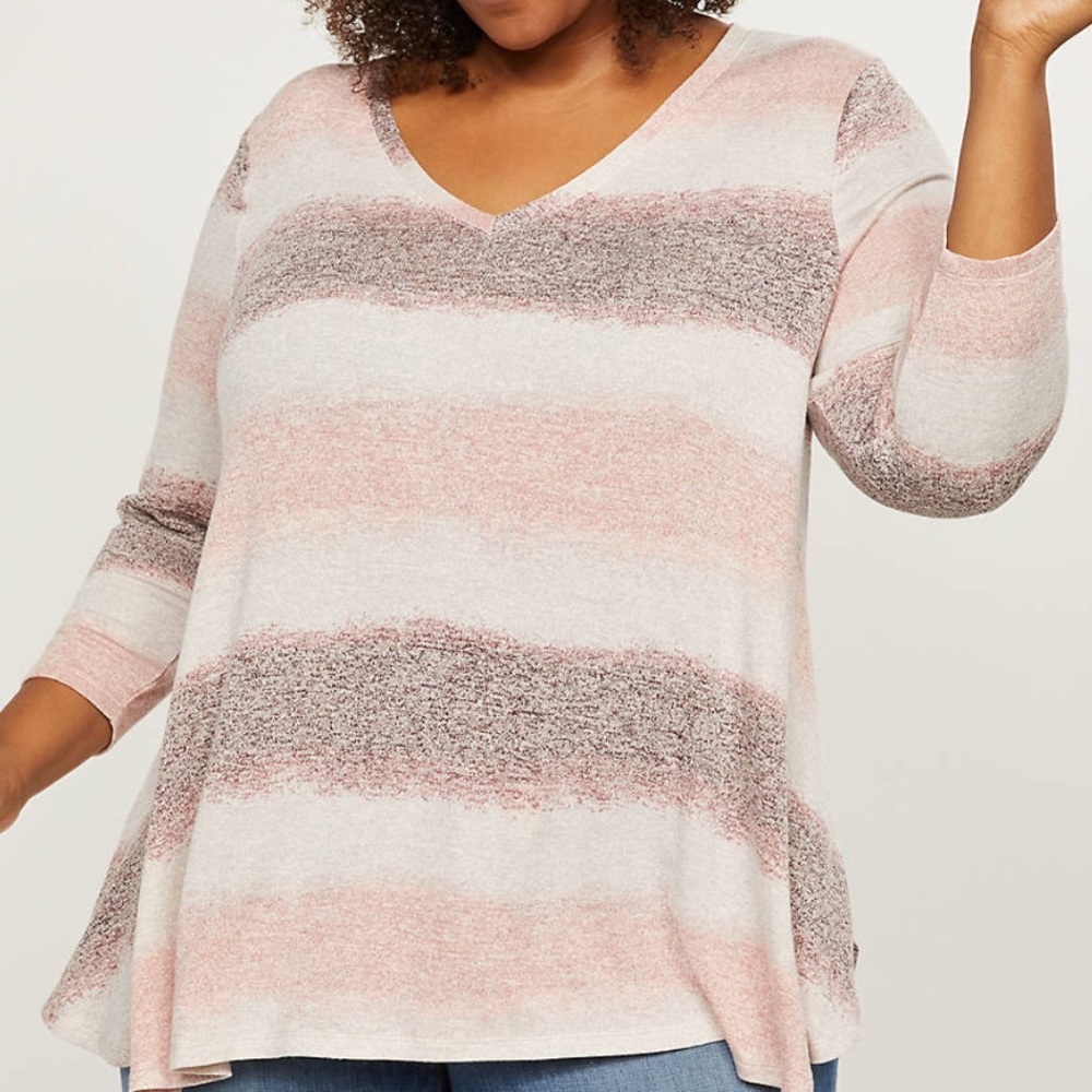 Lane Bryant Sweater Swing Top Plus 22/24 N…